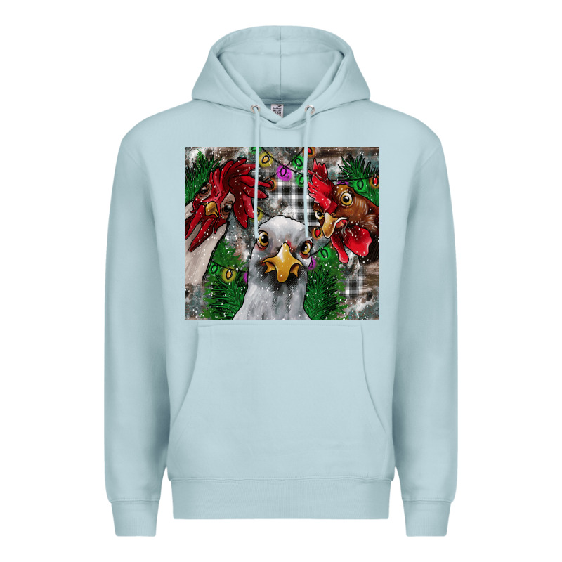 Chicken Premium Hoodie by CowhideDigitalArt | Teevron