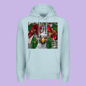 Chicken Premium Hoodie Designed By Cowhidedigitalart
