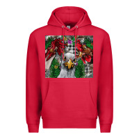 Cardinal Chicken Premium Hoodie - CowhideDigitalArt