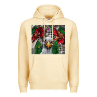 Pina Colada Chicken Premium Hoodie - CowhideDigitalArt
