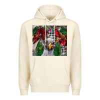 Sandshell Chicken Premium Hoodie - CowhideDigitalArt