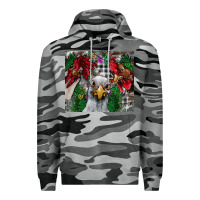 Slate Camo Chicken Premium Hoodie - CowhideDigitalArt