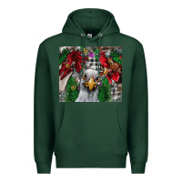 Sports Green Chicken Premium Hoodie - CowhideDigitalArt