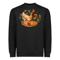 Black fall coop animals pumpkin Heavyweight Sweatshirt - Artiststas