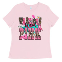 Warriors Wear Pink Cancer Awareness Ladies Tee | Teevron