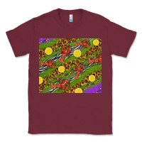Burgundy Mardi Gras Crabs and lemons tumbler Classic Tee - HowdyJamesFarm