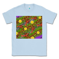 Dusty Blue Mardi Gras Crabs and lemons tumbler Classic Tee - HowdyJamesFarm
