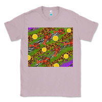 Lilac Mardi Gras Crabs and lemons tumbler Classic Tee - HowdyJamesFarm