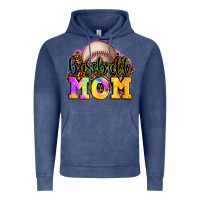 Vintage Denim baseball mom Vintage Hoodie - OliviaCreatesArt