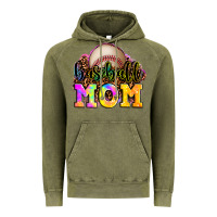 Vintage Olive baseball mom Vintage Hoodie - OliviaCreatesArt