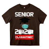 Chocolate Brown Senior 2020 Quarantined Heavy Core Tee - Bettercallsaul