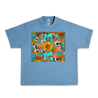 Pebble Blue western mom Urban Heavy Tee - RanaPortraitStore