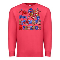Cardinal flip flops fireworks and freedom Premium Sweatshirt - AdoDesignShop
