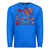 True Royal flip flops fireworks and freedom Premium Sweatshirt - AdoDesignShop