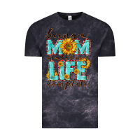 Cloud Black Being a Mom makes my life complete Mother's Day Vintage Tee - CowGirlArtShop