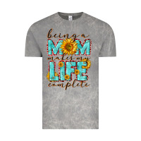 Cloud Rock Being a Mom makes my life complete Mother's Day Vintage Tee - CowGirlArtShop