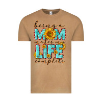 Vintage Camel Being a Mom makes my life complete Mother's Day Vintage Tee - CowGirlArtShop