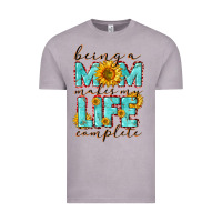 Vintage Zinc Being a Mom makes my life complete Mother's Day Vintage Tee - CowGirlArtShop