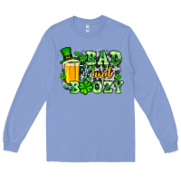 Colony Blue St. Patrick's Bad and boozy Long Sleeve Tee - OliviaCreatesArt