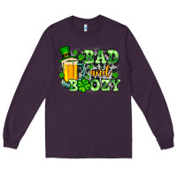 Plum St. Patrick's Bad and boozy Long Sleeve Tee - OliviaCreatesArt