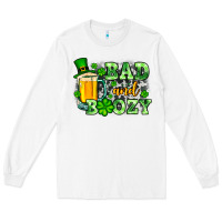 White St. Patrick's Bad and boozy Long Sleeve Tee - OliviaCreatesArt