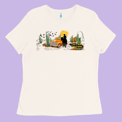 Western I Got A Heart Like A Truck Ladies Tee Designed By Tumblerdesignbyshophia