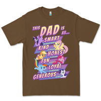 Cacao My Little Pony Father's Day Group Shot This Dad Is Premium Tee - longCreatives