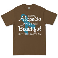 Cacao I Have Alopecia Awareness, I Am Beautiful Just Th Premium Tee - longCreatives