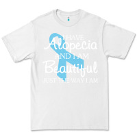 White I Have Alopecia Awareness, I Am Beautiful Just Th Premium Tee - longCreatives