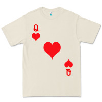 Bone Queen Of Hearts  Playing Card   Halloween Costume Premium Tee - longCreatives