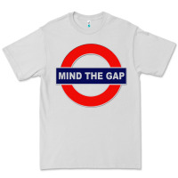 Dove Grey Mind The Gap Premium Tee - longCreatives
