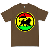 Cacao Rasta Lion Premium Tee - longCreatives