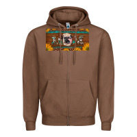 Chestnut western heifer mom with sunflowers and turquoise license plate Zipper Hoodie - Artiststas