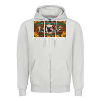 Dove Grey western heifer mom with sunflowers and turquoise license plate Zipper Hoodie - Artiststas