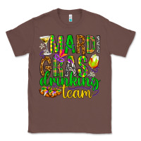 Chestnut Mardi Gras drinking team Classic Tee - HowdyJamesFarm