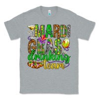 Heather Grey Mardi Gras drinking team Classic Tee - HowdyJamesFarm