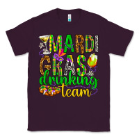 Plum Mardi Gras drinking team Classic Tee - HowdyJamesFarm