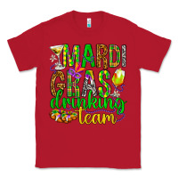 Red Mardi Gras drinking team Classic Tee - HowdyJamesFarm