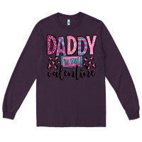 Plum daddy is my valentine Long Sleeve Tee - OliviaCreatesArt