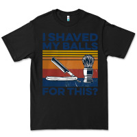 Black Nice I Shaved My Balls For This Vintage Premium Tee - longCreatives