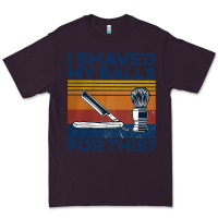 Plum Nice I Shaved My Balls For This Vintage Premium Tee - longCreatives
