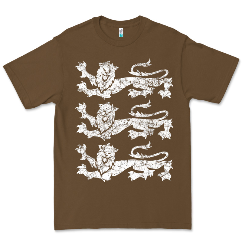 Retro Three England Lions Vintage Souvenir Premium Tee by longCreatives | Teevron