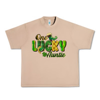 Burro One Lucky Auntie St. Patrick's Day Urban Heavy Tee - CowGirlArtShop