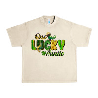 Sandshell One Lucky Auntie St. Patrick's Day Urban Heavy Tee - CowGirlArtShop
