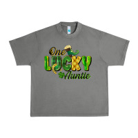 Tornado One Lucky Auntie St. Patrick's Day Urban Heavy Tee - CowGirlArtShop