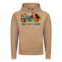Vintage Coffee peace love cowgirls Vintage Hoodie - OliviaCreatesArt