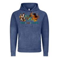 Vintage Denim peace love cowgirls Vintage Hoodie - OliviaCreatesArt