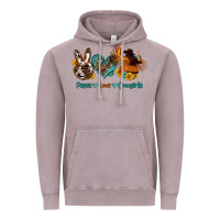 Vintage Zinc peace love cowgirls Vintage Hoodie - OliviaCreatesArt