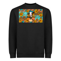 Black Fall cow Heavyweight Sweatshirt - Artiststas