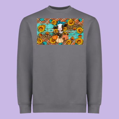 Fall Cow Heavyweight Sweatshirt Designed By Artiststas